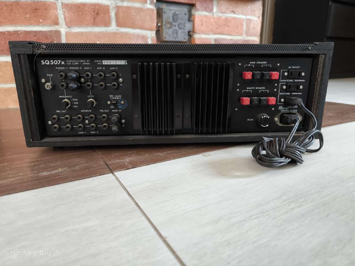 Luxman Sq - 507x stiprintuvas - nuotraukos Nr. 8