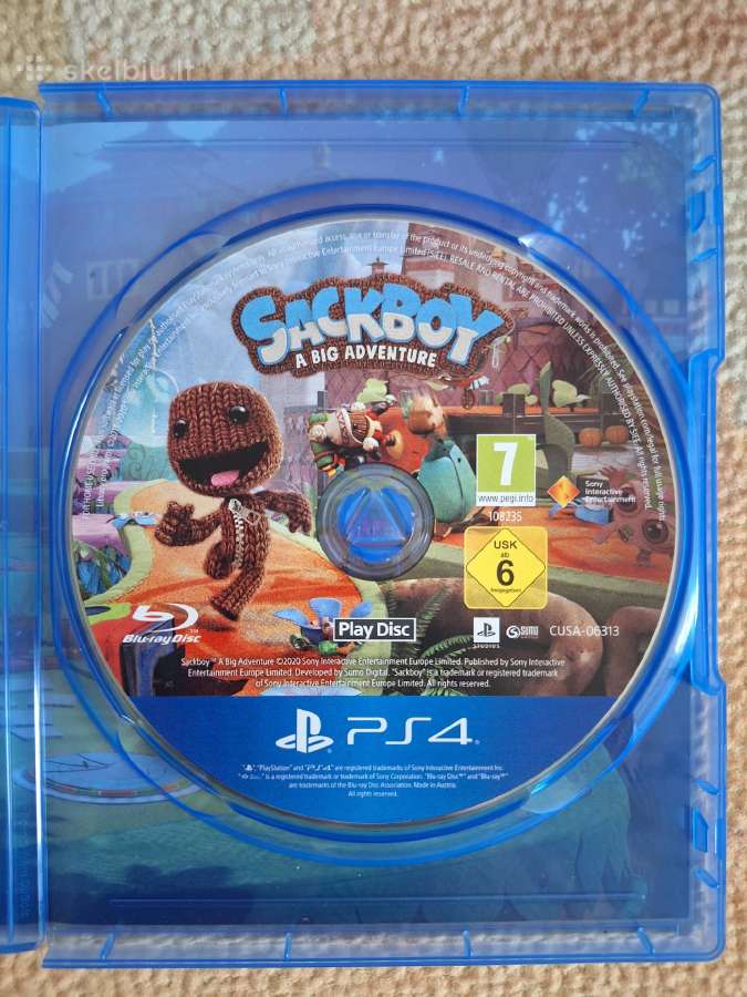 Sackboy adventure ps4 - nuotraukos Nr. 2