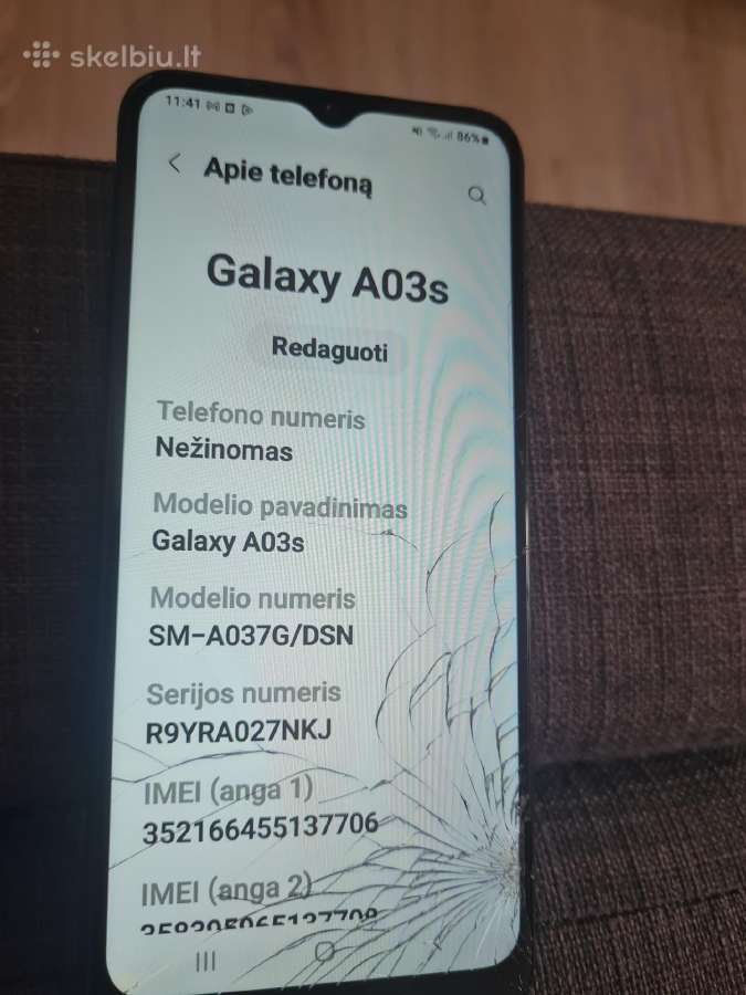 Samsung galaxy A03s viskas veikia - nuotraukos Nr. 3