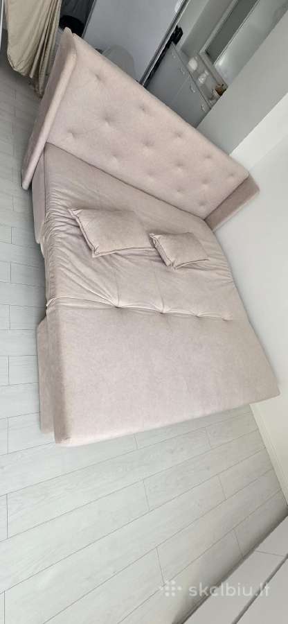 Tik išpakuota sofa lova su patalynės dėže - nuotraukos Nr. 3