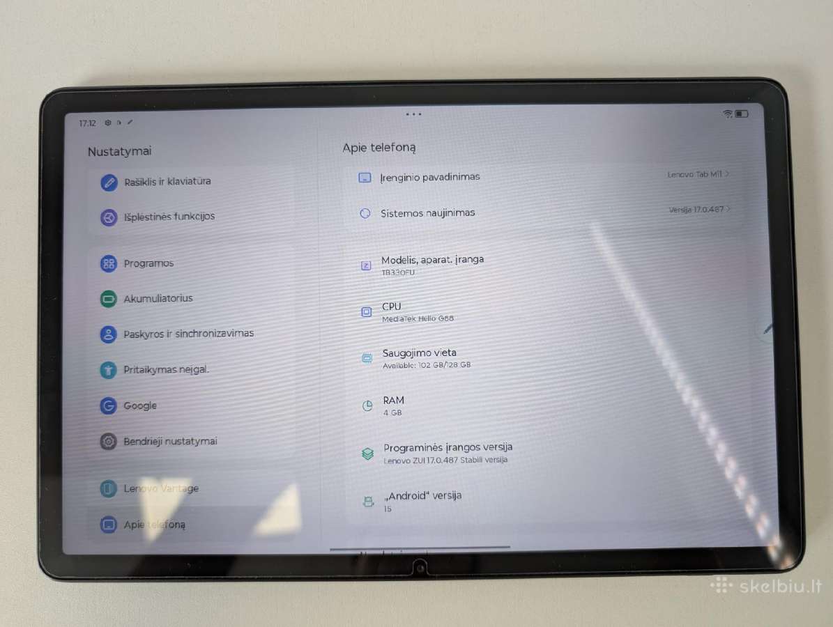 Lenovo Tab M11 + 3 mėn. garantija - nuotraukos Nr. 3