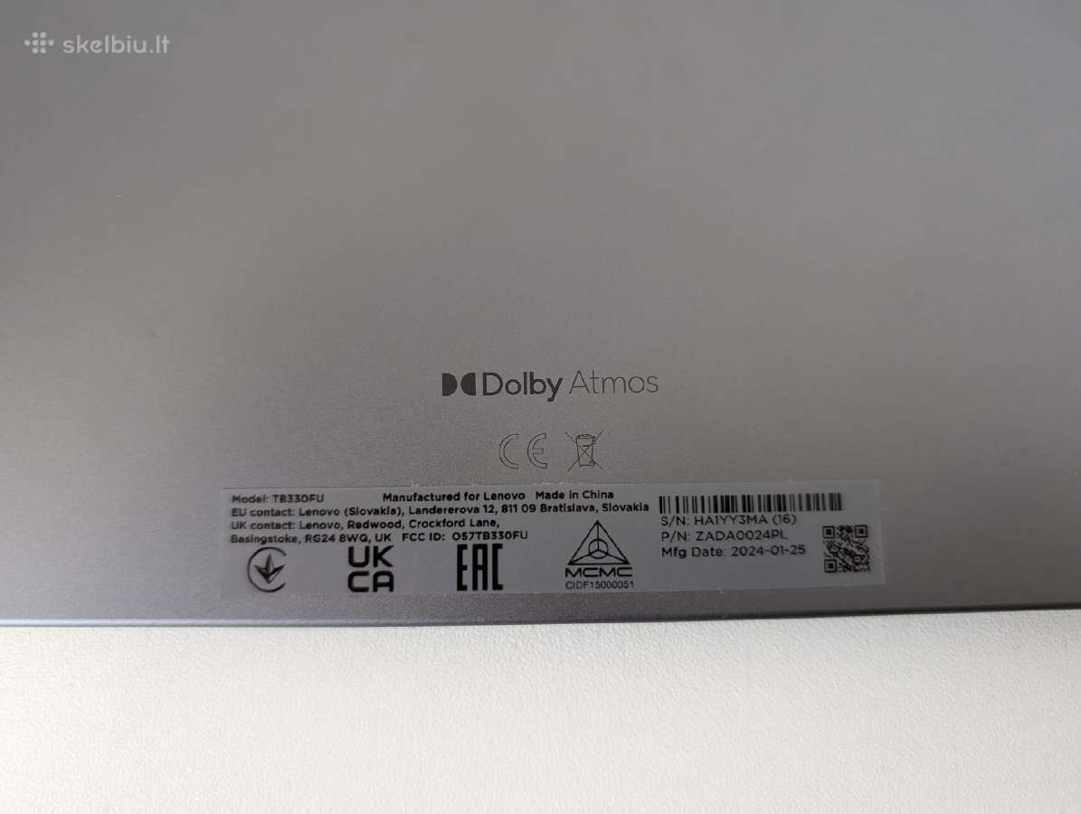 Lenovo Tab M11 + 3 mėn. garantija - nuotraukos Nr. 11