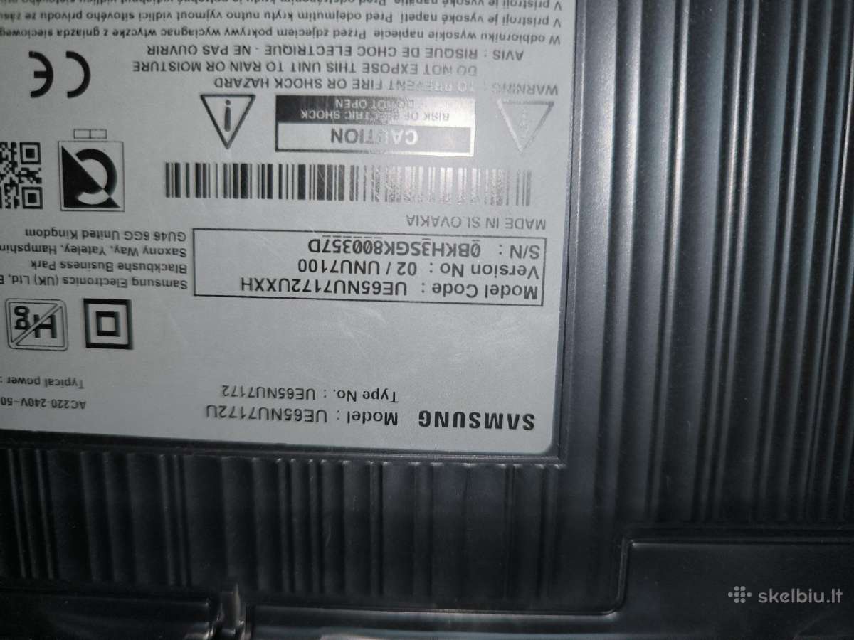 Parduodu Samsung 65 coliu televizoriu - nuotraukos Nr. 4