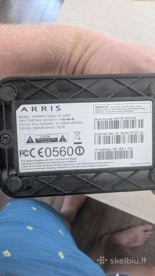 Arris vap2404 - nuotraukos Nr. 2