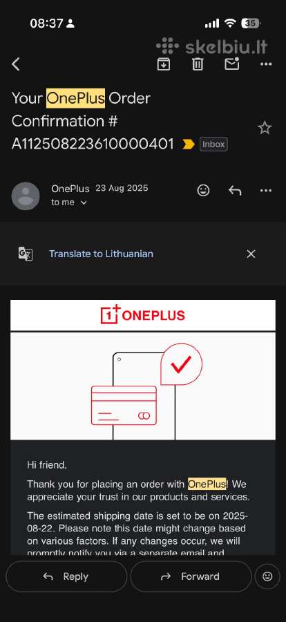 Oneplus Watch 3 46 mm Obsidian Titanium - nuotraukos Nr. 11