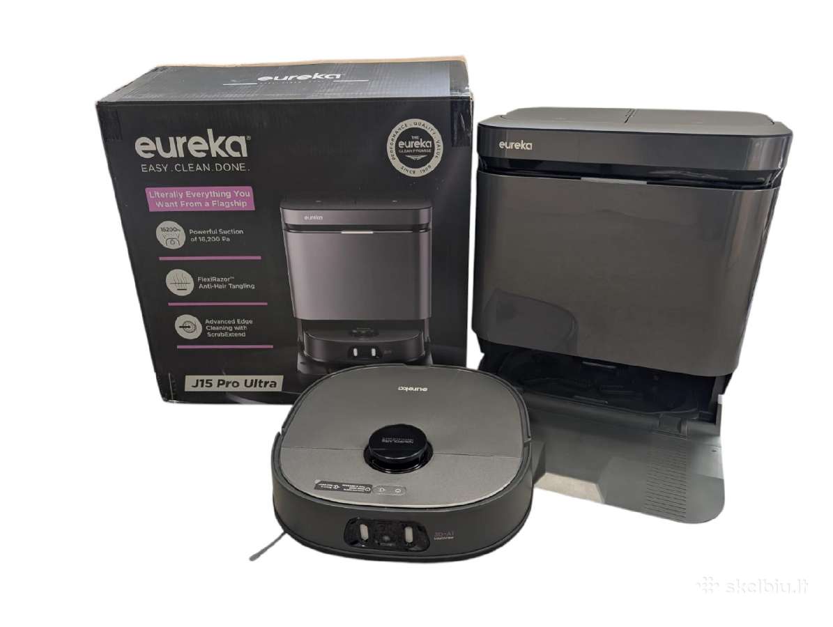 Eureka J15 Pro Ultra Robot Vacuum (Ekspo) +6mėn - nuotraukos Nr. 4
