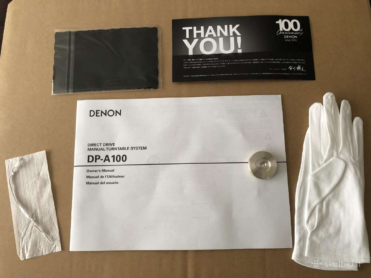 Denon Dp-a100 100-mečio riboto leidimo - nuotraukos Nr. 4