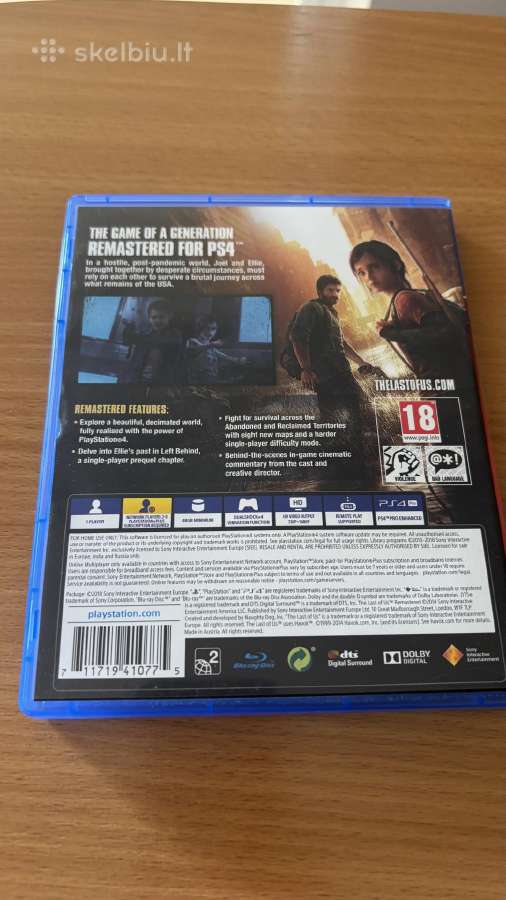 The Last Of Us Remastered Playstation 4 žaidimas - nuotraukos Nr. 2