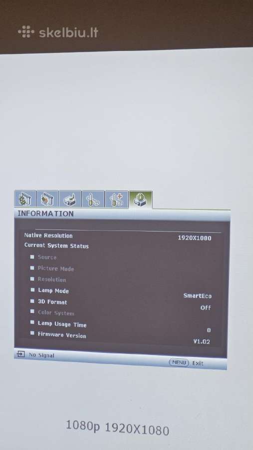 Benq Mh 534 Projektorius - nuotraukos Nr. 6