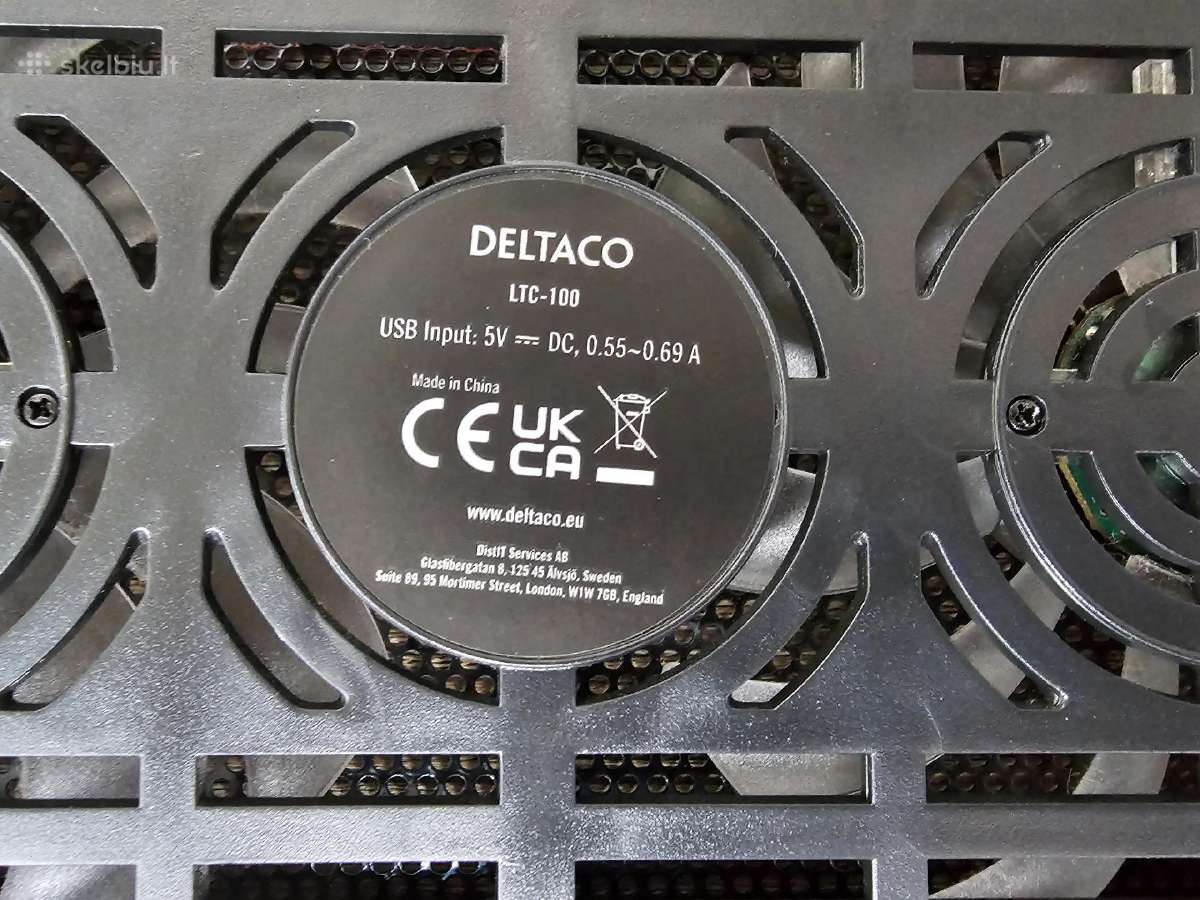 Aušinimo Stovas Kompiuteriui Deltaco Ltc-100 -10€ - nuotraukos Nr. 2