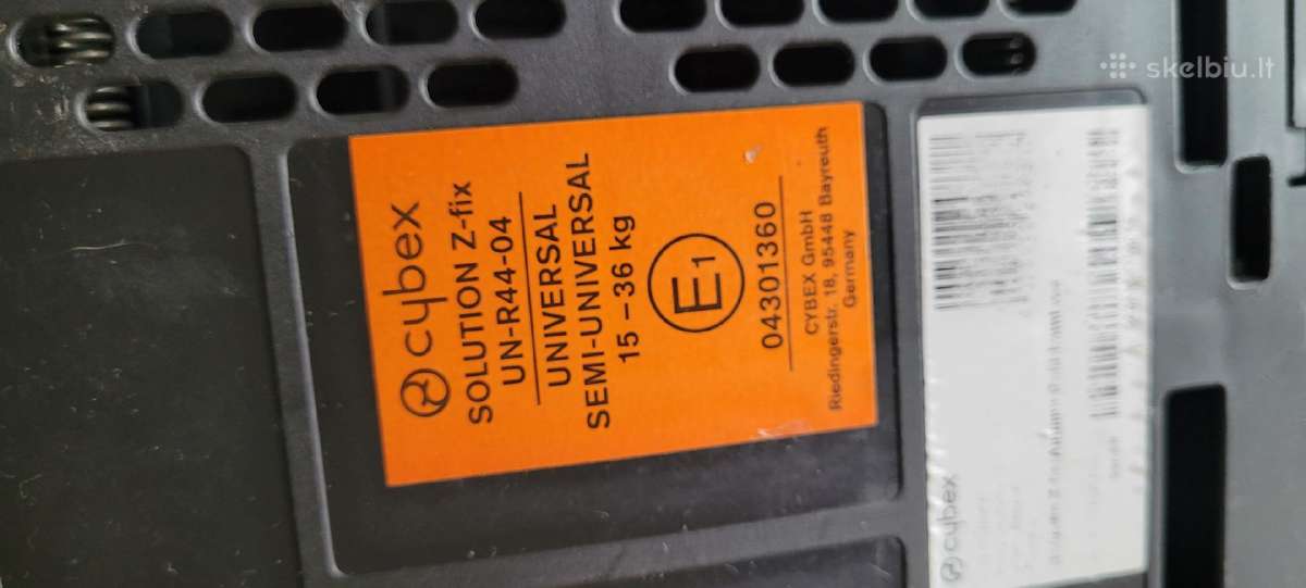 Cybex Solution Z-fix 15-36 kg automobilinė kėdutė - nuotraukos Nr. 8