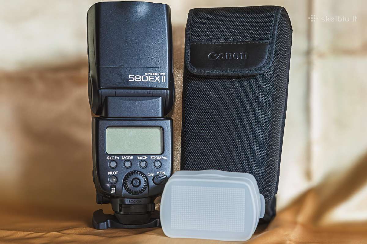 Canon EOS 2000d + Speedlite 580ex II + 5 filtrai - nuotraukos Nr. 5