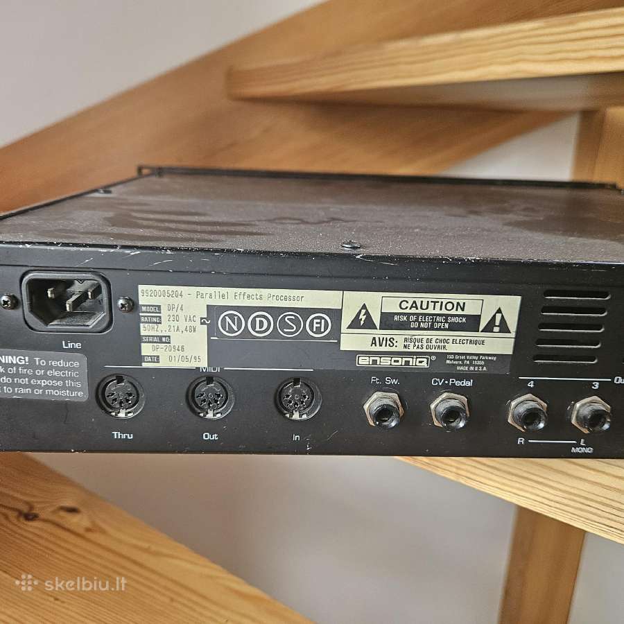 Ensoniq Dp/4 Parallel Effects Procesorius - nuotraukos Nr. 2