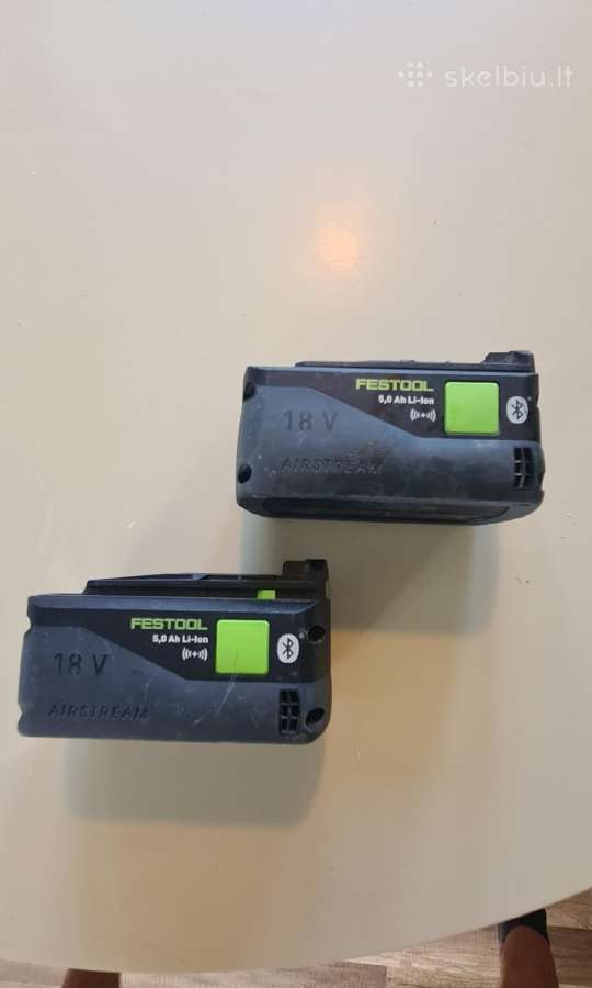 Festool pjūklas geras + 5,0a.h - 2vnt - nuotraukos Nr. 5