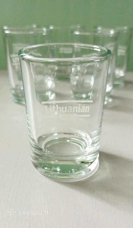 Stikliukai, 50ml, 6vnt., "Lithuanian vodka" - nuotraukos Nr. 2