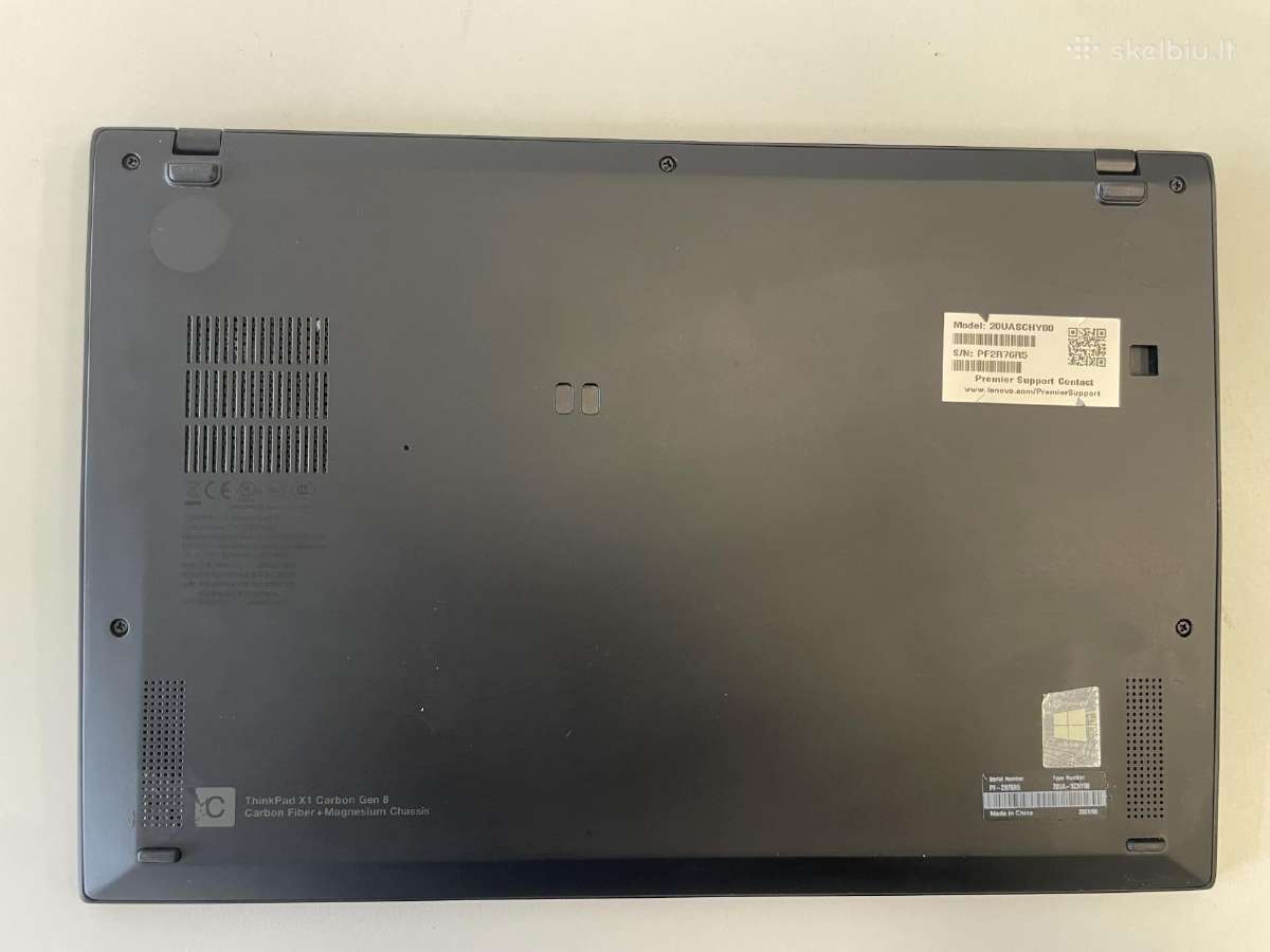 Lenovo Thinkpad X1 Carbon Gen8 i7-10610u 16 GB 512 - nuotraukos Nr. 6