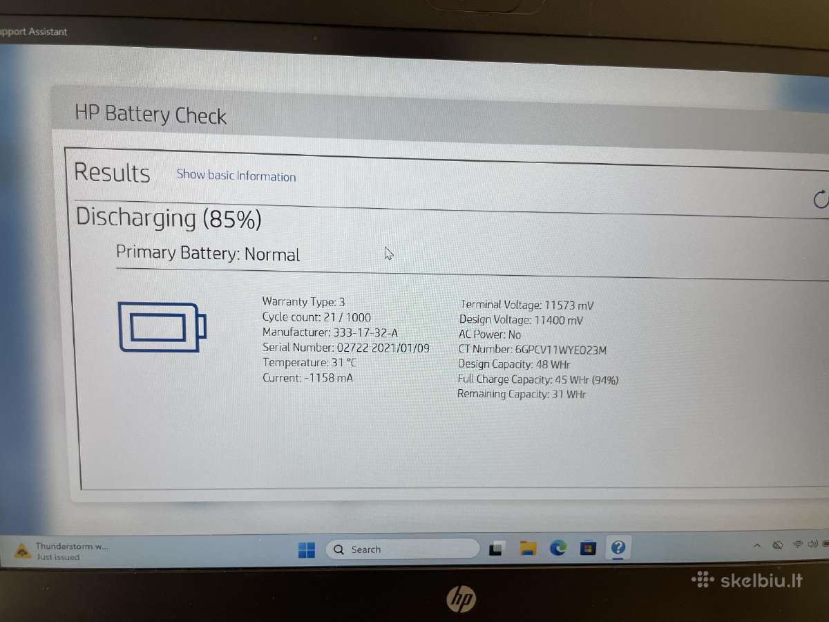 Hp Probook 640 G5 i5-8365u 16 GB RAM 256 SSD - nuotraukos Nr. 7