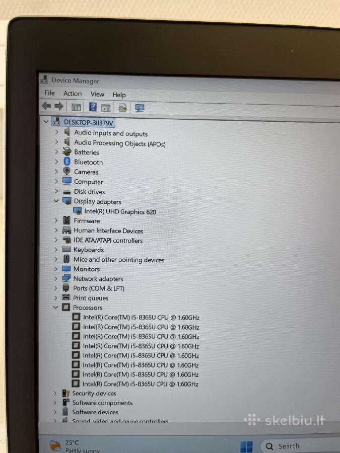 Hp Probook 640 G5 i5-8365u 16 GB RAM 256 SSD - nuotraukos Nr. 8