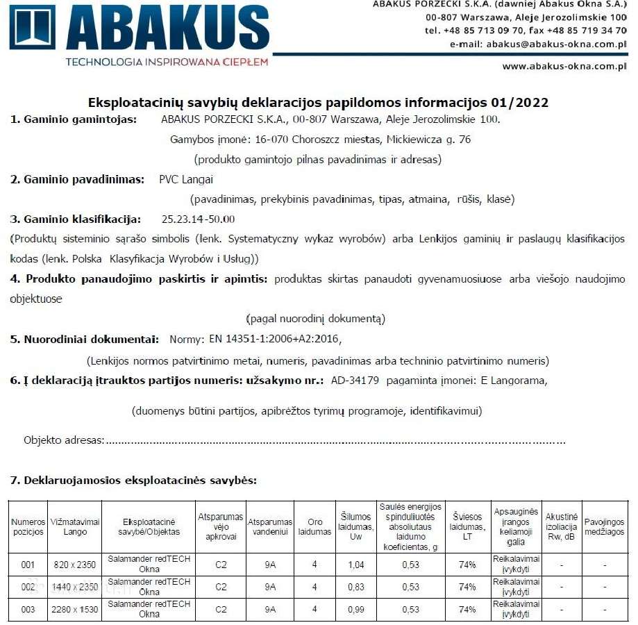 Parduodami nauji plastikiniai langai - nuotraukos Nr. 7