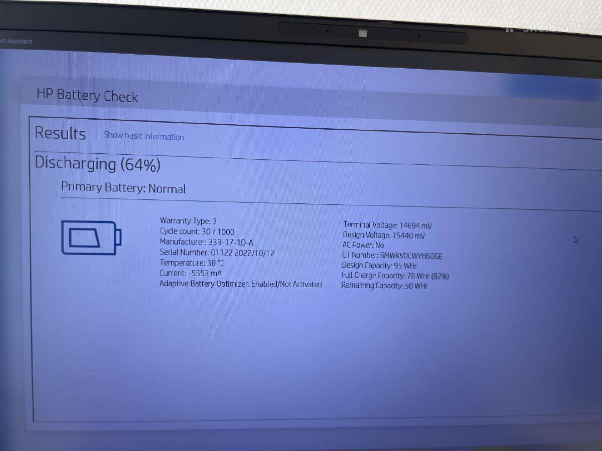 Hp Zbook Fury 16 G9 i7-12850hx 32gb RAM 512gb SSD - nuotraukos Nr. 8