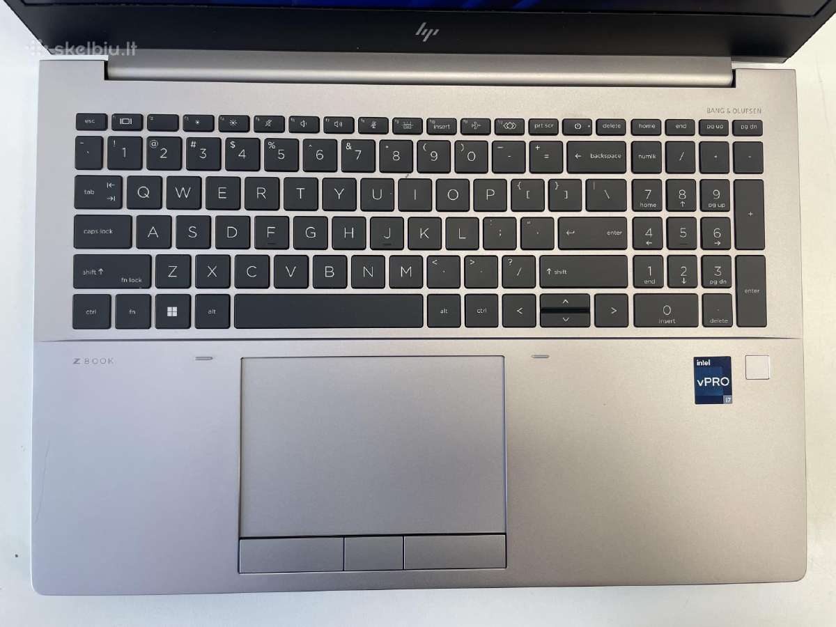 Hp Zbook Fury 16 G9 i7-12850hx 32gb RAM 512gb SSD - nuotraukos Nr. 5
