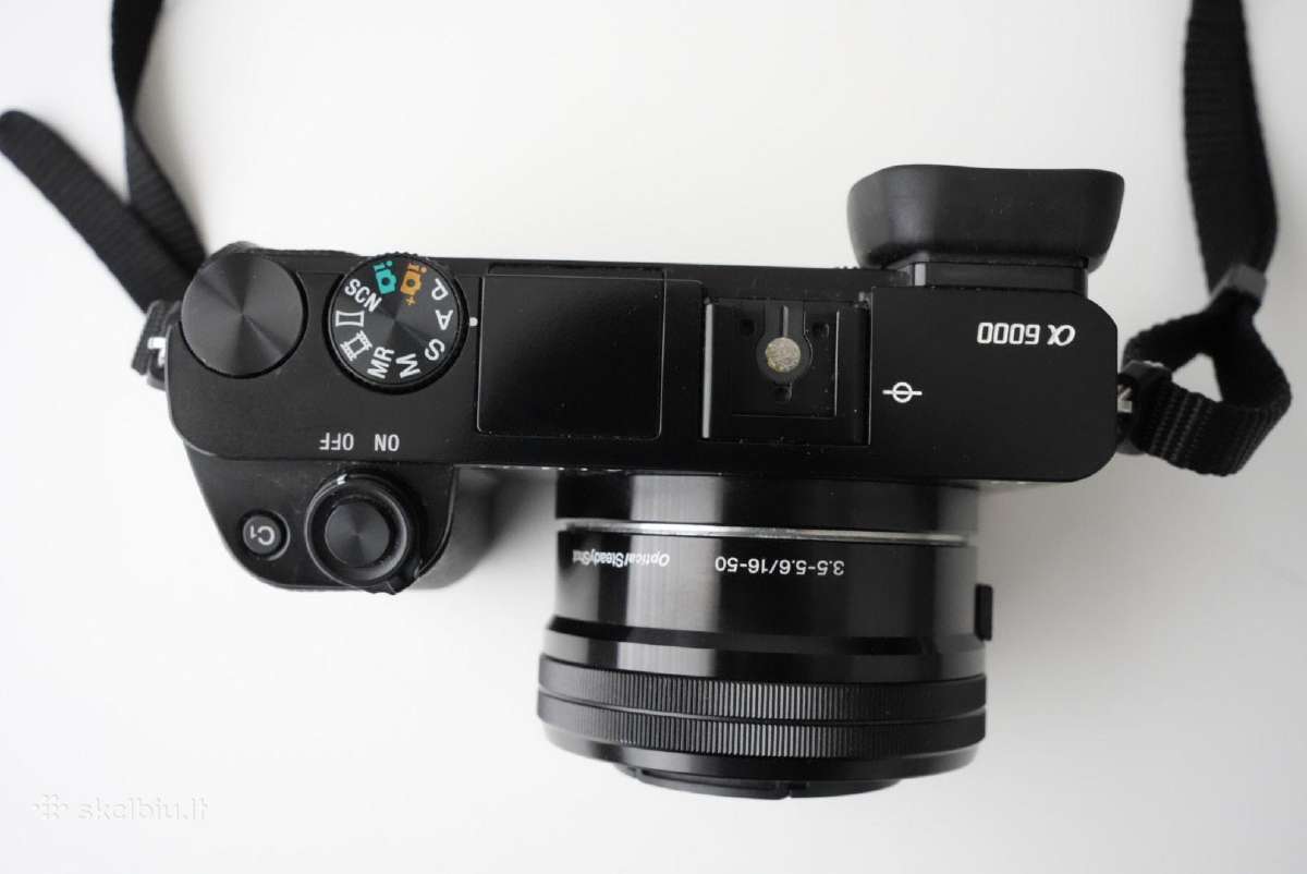 Parduodu Sony A6000 su objektyvu. - nuotraukos Nr. 3