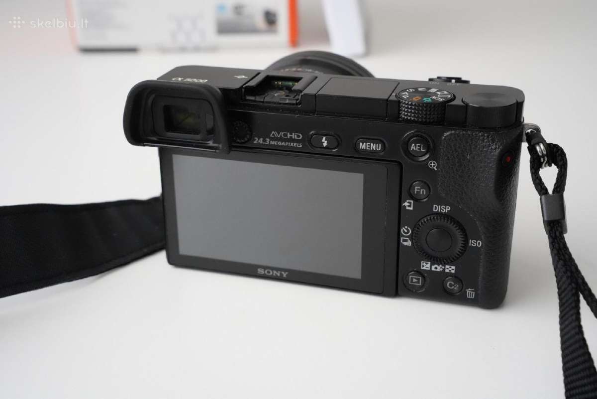 Parduodu Sony A6000 su objektyvu. - nuotraukos Nr. 4