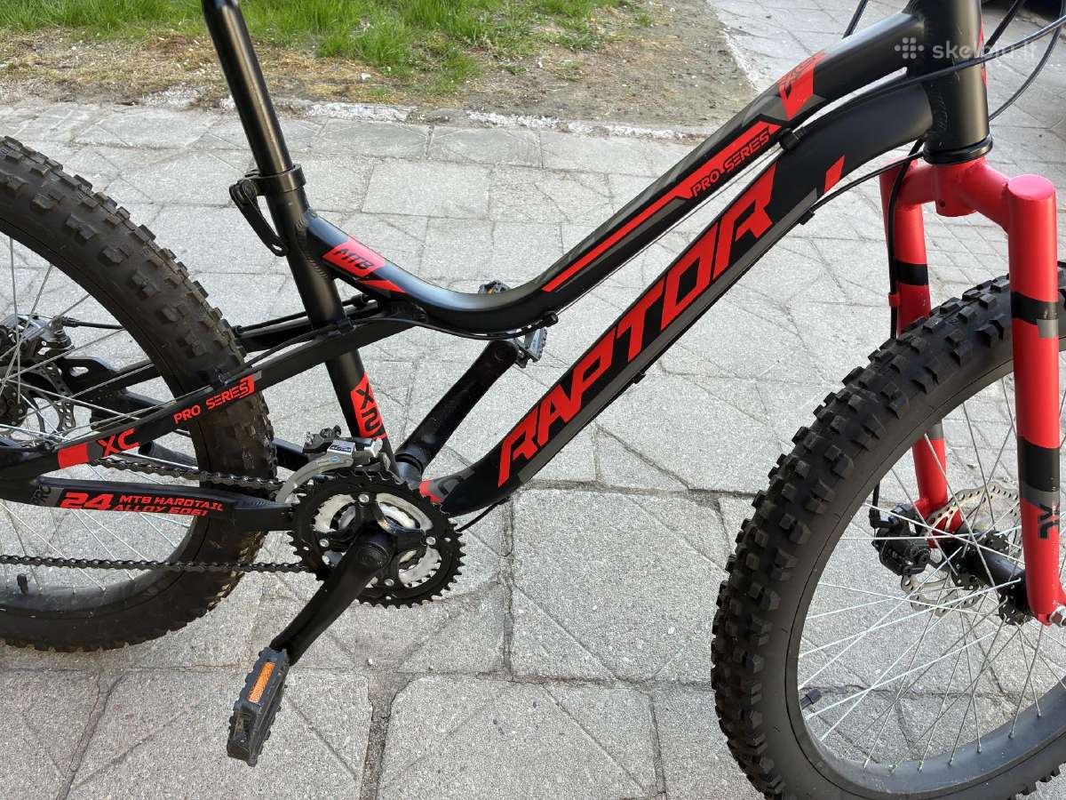 MTB kalnų dviratis Raptor 24" - nuotraukos Nr. 6