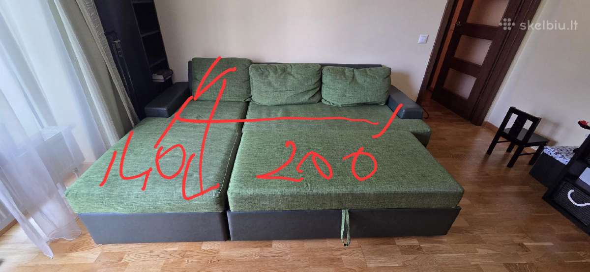 Parduodamas kampas sofa - nuotraukos Nr. 2