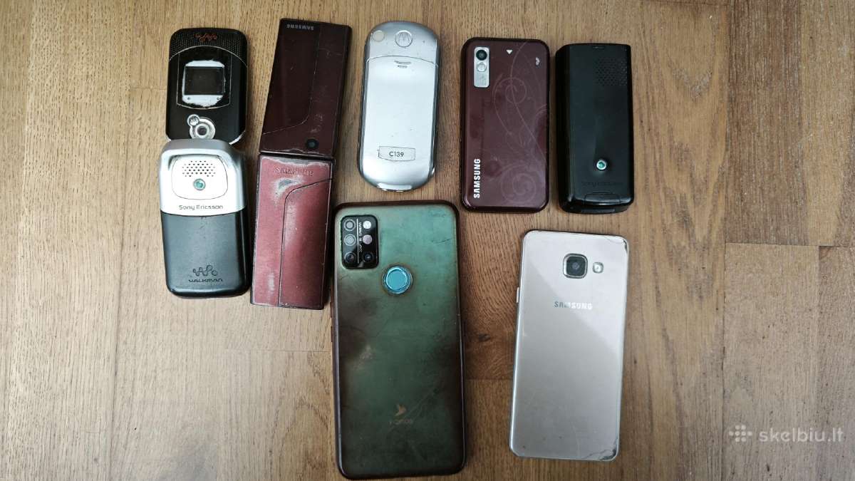 Senų telefonų lotas dalims / kolekcijai - nuotraukos Nr. 2