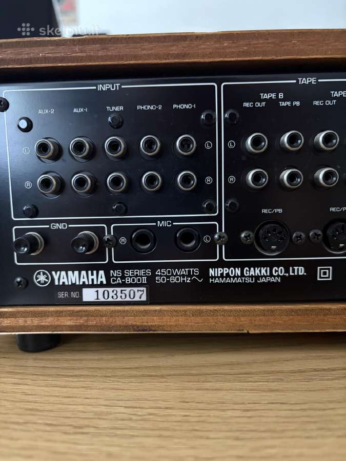 Yamaha Ca-800ll (Made in Japan) - nuotraukos Nr. 6