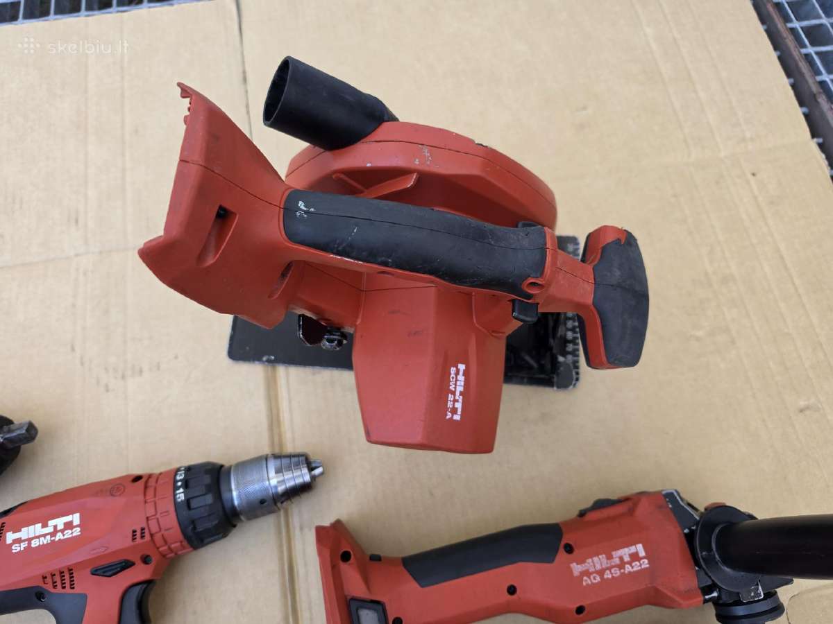 Hilti akumuliatoriniai irankiai - nuotraukos Nr. 9