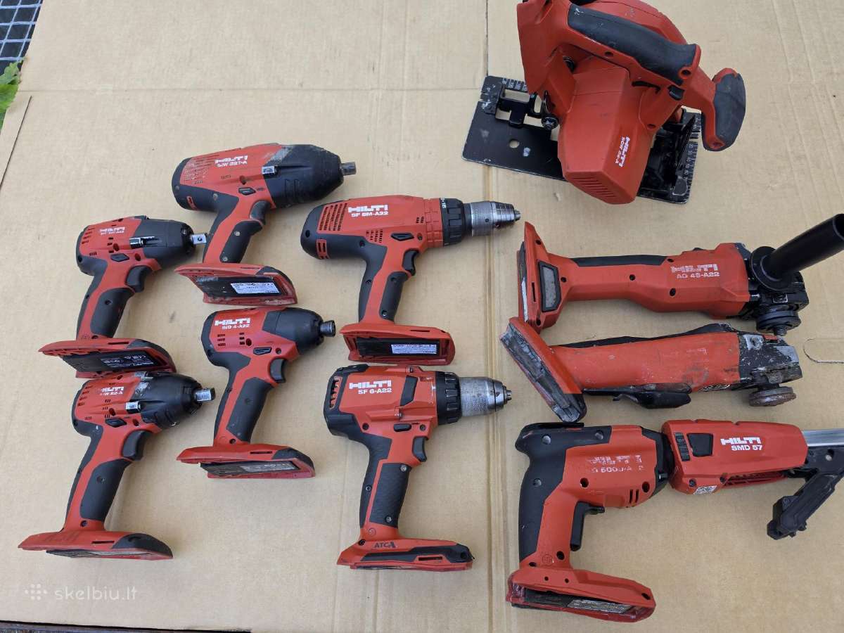 Hilti akumuliatoriniai irankiai - nuotraukos Nr. 2