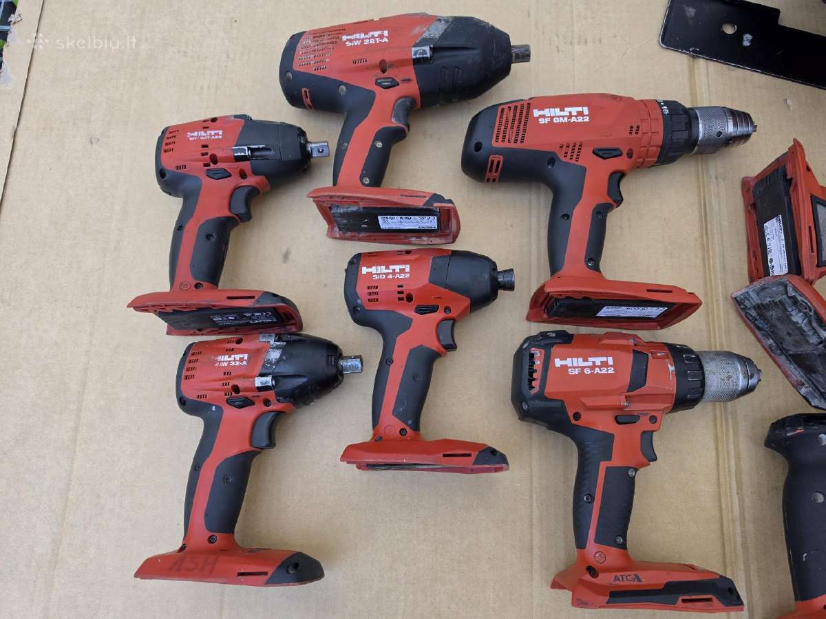 Hilti akumuliatoriniai irankiai - nuotraukos Nr. 4