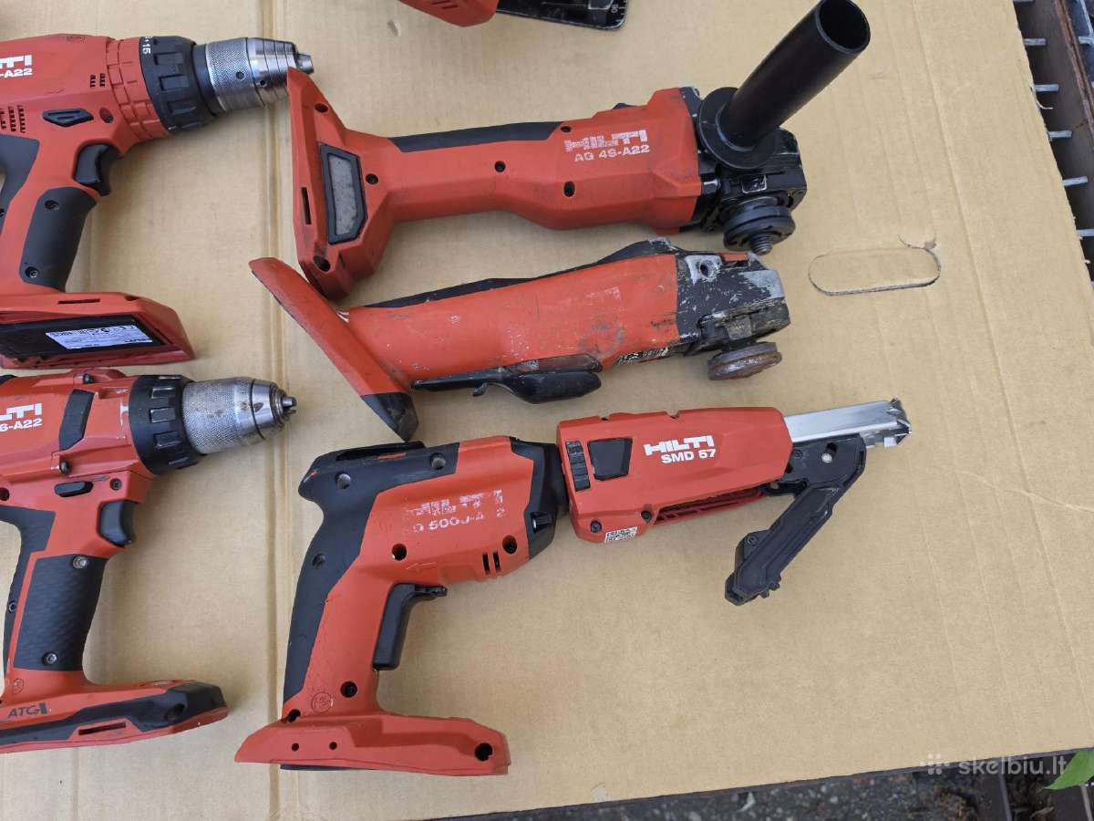 Hilti akumuliatoriniai irankiai - nuotraukos Nr. 6