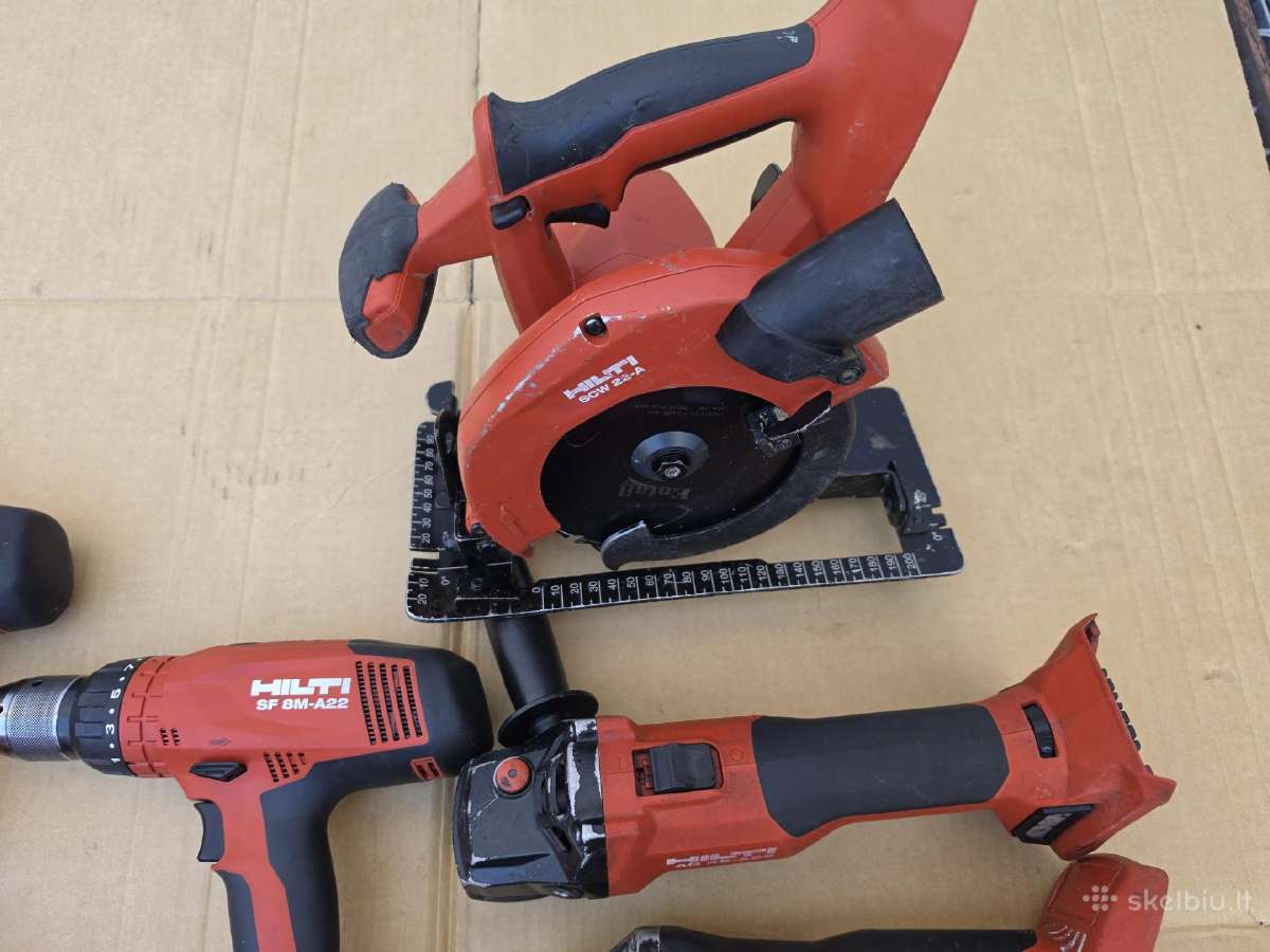 Hilti akumuliatoriniai irankiai - nuotraukos Nr. 5
