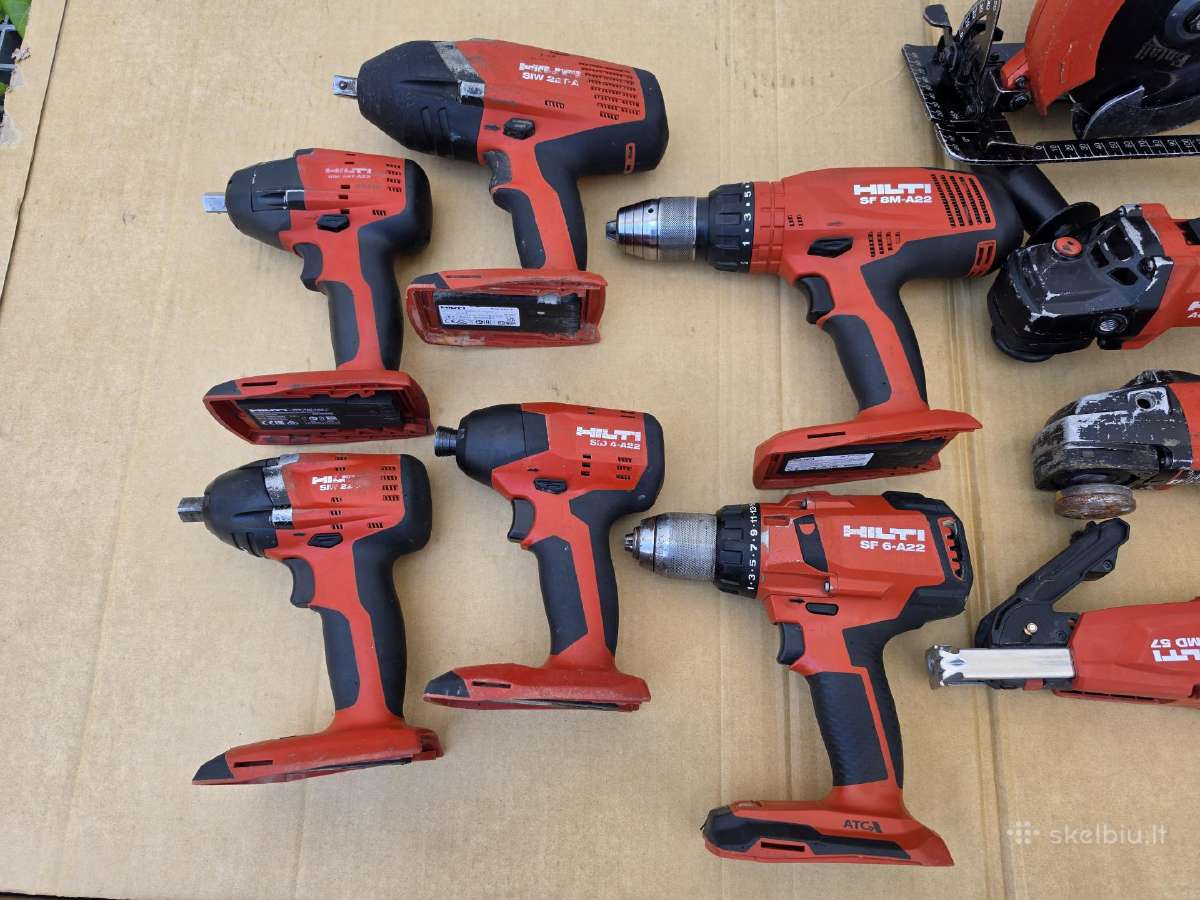 Hilti akumuliatoriniai irankiai - nuotraukos Nr. 3