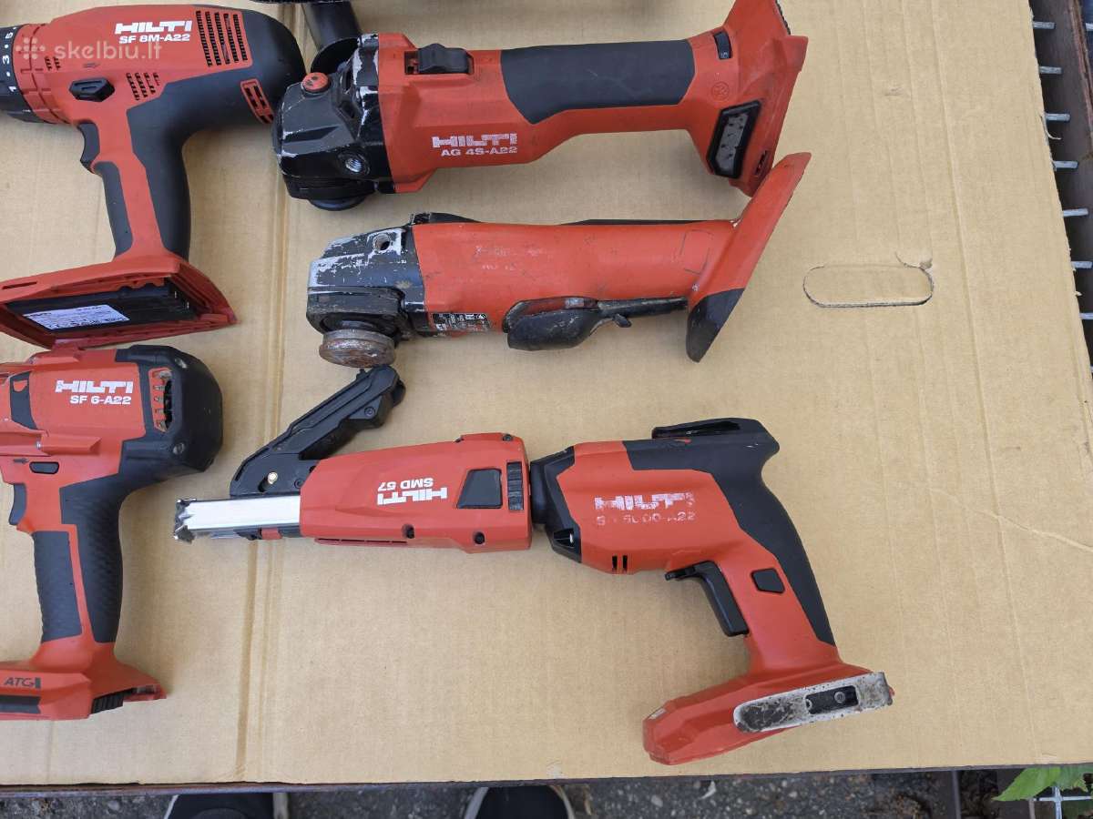 Hilti akumuliatoriniai irankiai - nuotraukos Nr. 10