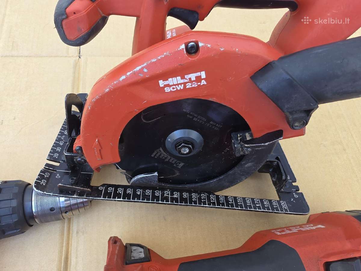 Hilti akumuliatoriniai irankiai - nuotraukos Nr. 8
