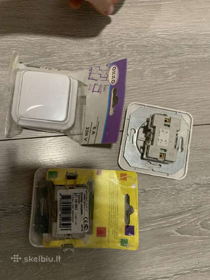 Parduodami sieniniai elektros jungikliai - nuotraukos Nr. 2