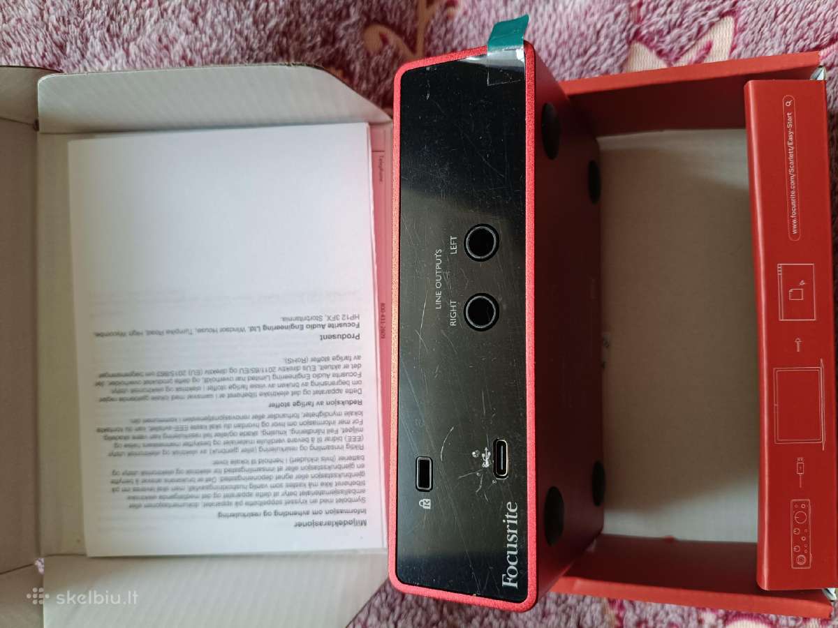 Focusrite Scarlett solo 3rd gen - nuotraukos Nr. 2