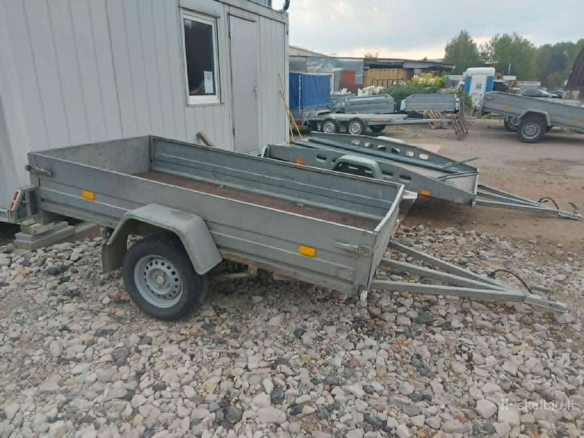 2.5 x 1.3m Rydwan lakštinių lingių priekaba - nuotraukos Nr. 2