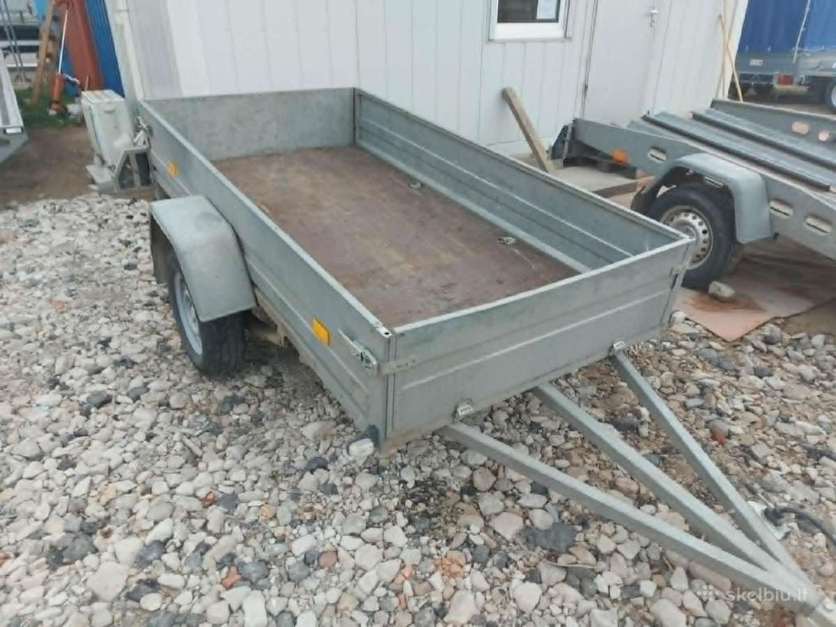 2.5 x 1.3m Rydwan lakštinių lingių priekaba - nuotraukos Nr. 4
