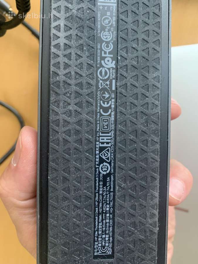 Hp Elite Zbook Thunderbolt 3 Dock - nuotraukos Nr. 3