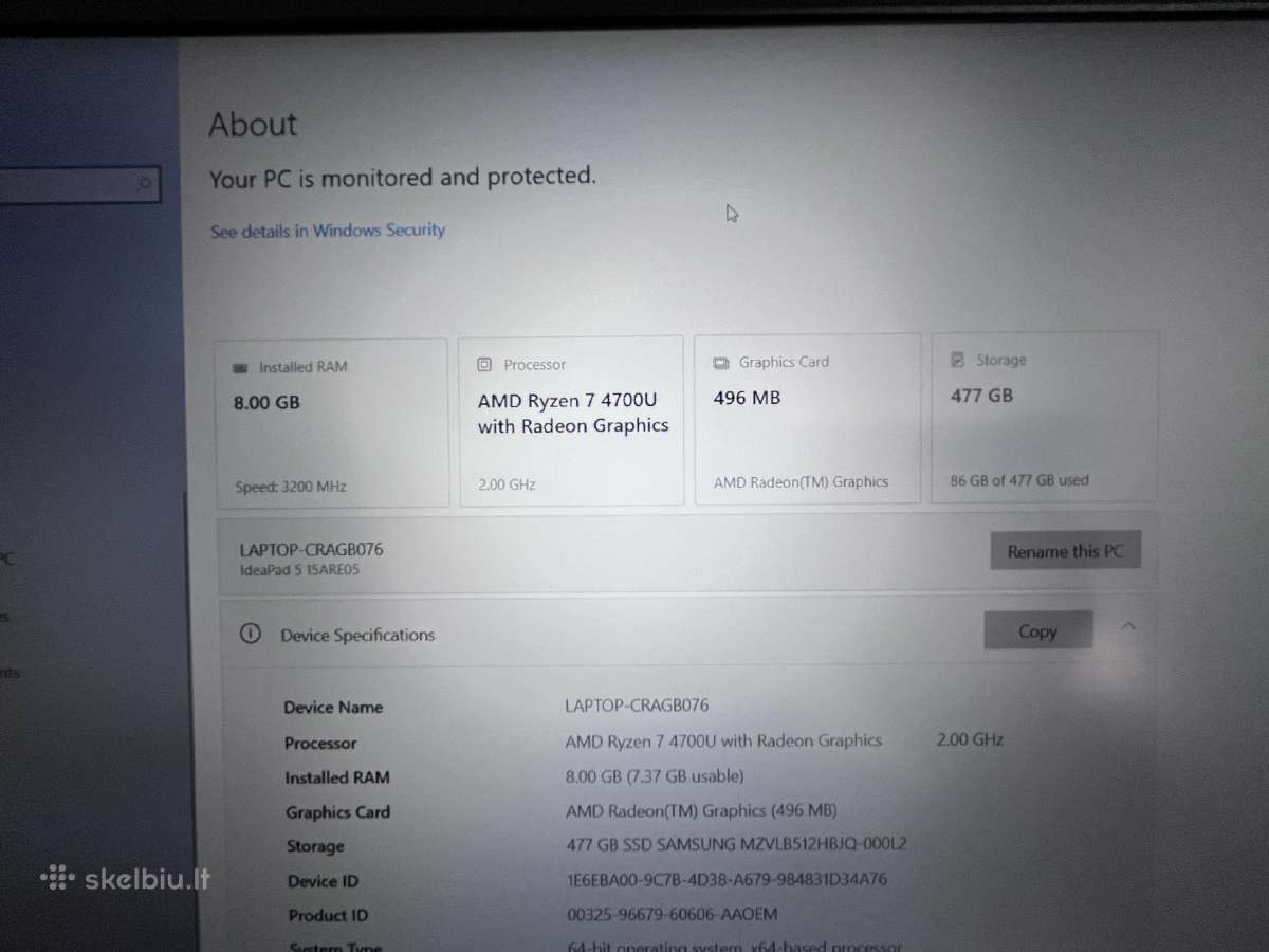 Lenovo Ideapad 5 - nuotraukos Nr. 5