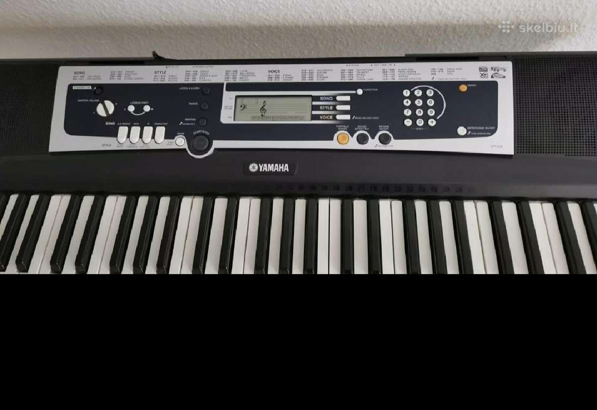 Yamaha Ypt 210 sintezatorius - nuotraukos Nr. 2