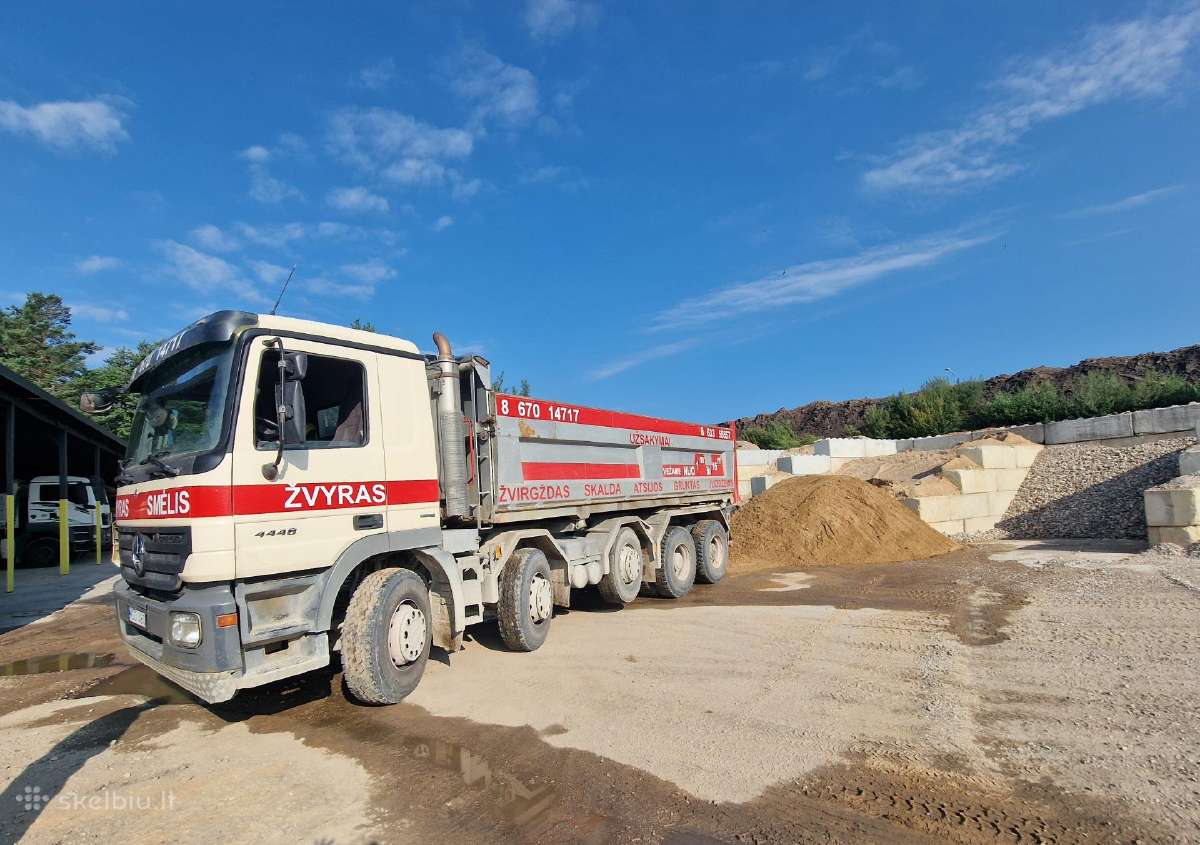 1-24t Žvyras Skalda Atsijos Žvirgždas Juodžemis - nuotraukos Nr. 4