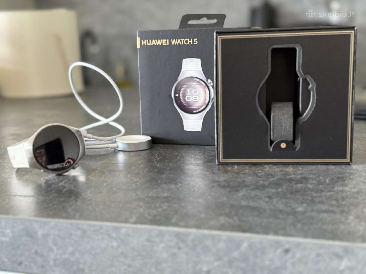 Huawei watch 5 42mm Moon White - nuotraukos Nr. 10