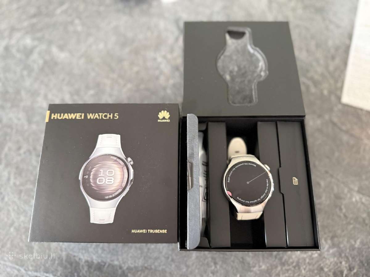 Huawei watch 5 42mm Moon White - nuotraukos Nr. 12