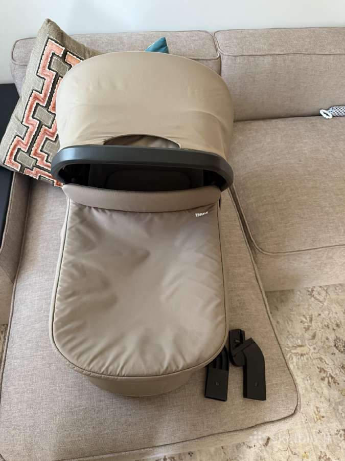 Thule Bassinet tinted taupe lopsys su adapteriais - nuotraukos Nr. 2